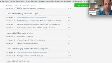 Competitive Analysis Tools Course Introduction