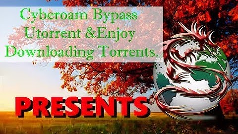BYPASS uTORRENT BLOCKED BY CYBEROAM IN COLLEGES(WORKS-100%)