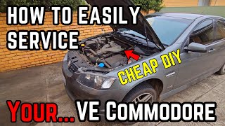 Holden VE Commodore - Oil & Oil Filter Service. DIY CHEAP