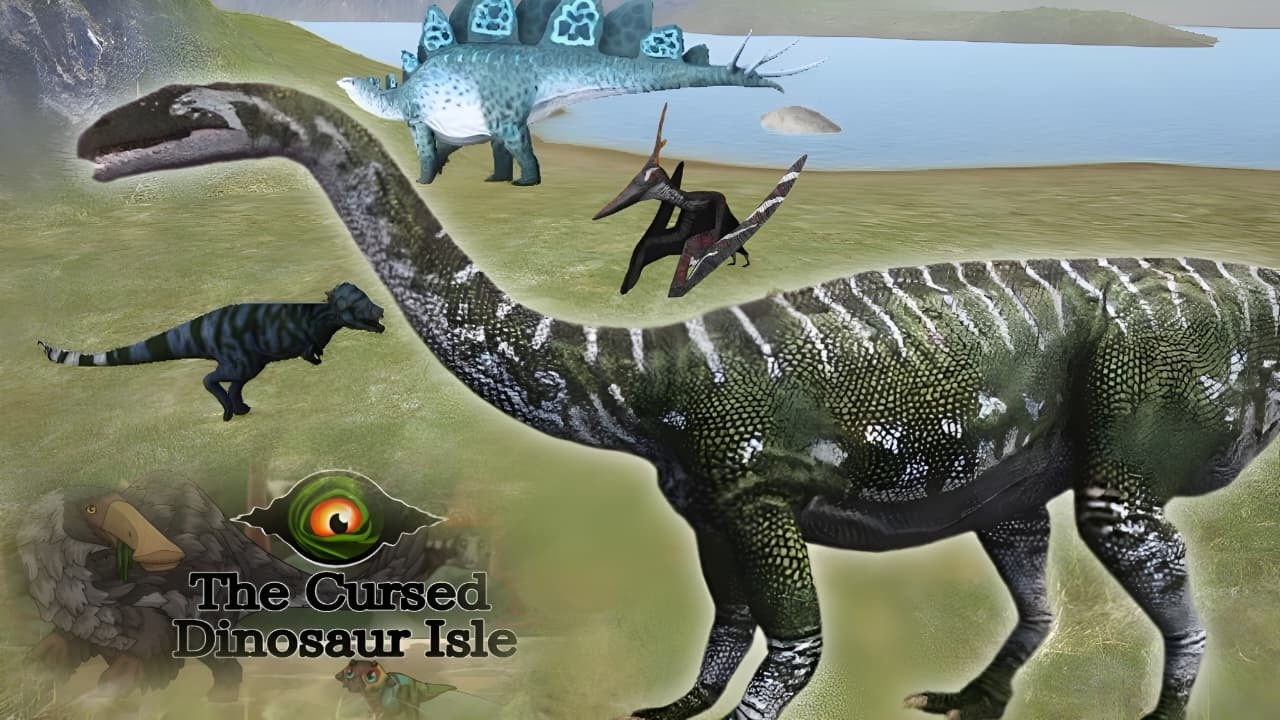 ¡ME QUIEREN OLER LA COLA! MI PLATEOSAURUS ACOSADA😭 - THE CURSED DINOSAUR ISLE