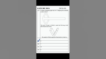 GATE 2024 Mechanical Engineering (ME) detailed solutions 📑💯💥#shorts #youtubeshorts #education