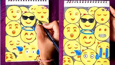Combo pack of emojis ☺️☺️ll #combo #emojipack #trending #satisfying #youtubevideo #drawing#@SA.01