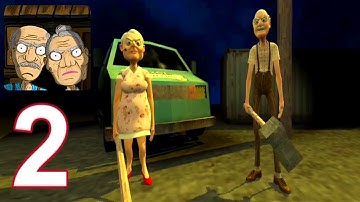 Grandpa And Granny Home Escape - Gameplay Walkthrough Part 2 Full Game - Normal Mode (Android, iOS)