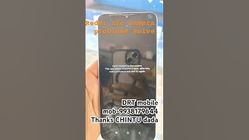 Redmi 12c & mi a2 & a2plus camera problem solution