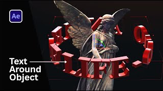 Make Dynamic 3D Text Wrap and Animate Around Objects | After Effects Tutorial