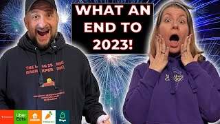 Doordash & Instacart on New Years Eve.. Not What We Expected! | MultiApp RideAlong Vlog