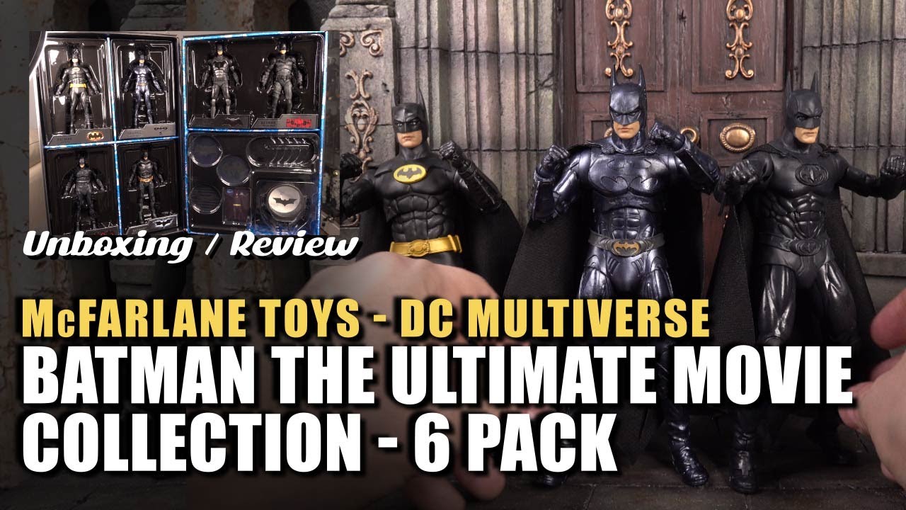 Mcfarlane Toys 6-Pack Batman Ultimate Movie Collection DC