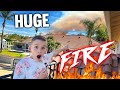 HUGE FIRE SCARE HUGE FIRE SCARE