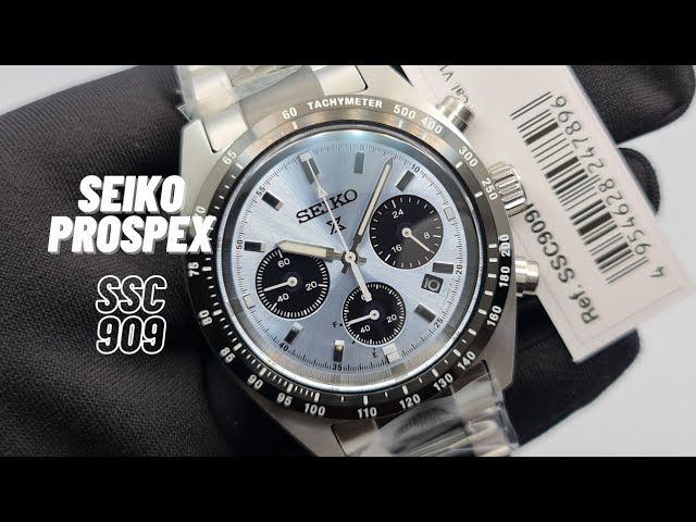 Seiko Prospex 1969 Speedtimer Solar Chronograph Limited Edition 10,000 Pcs  SSC909P1 SBDL093