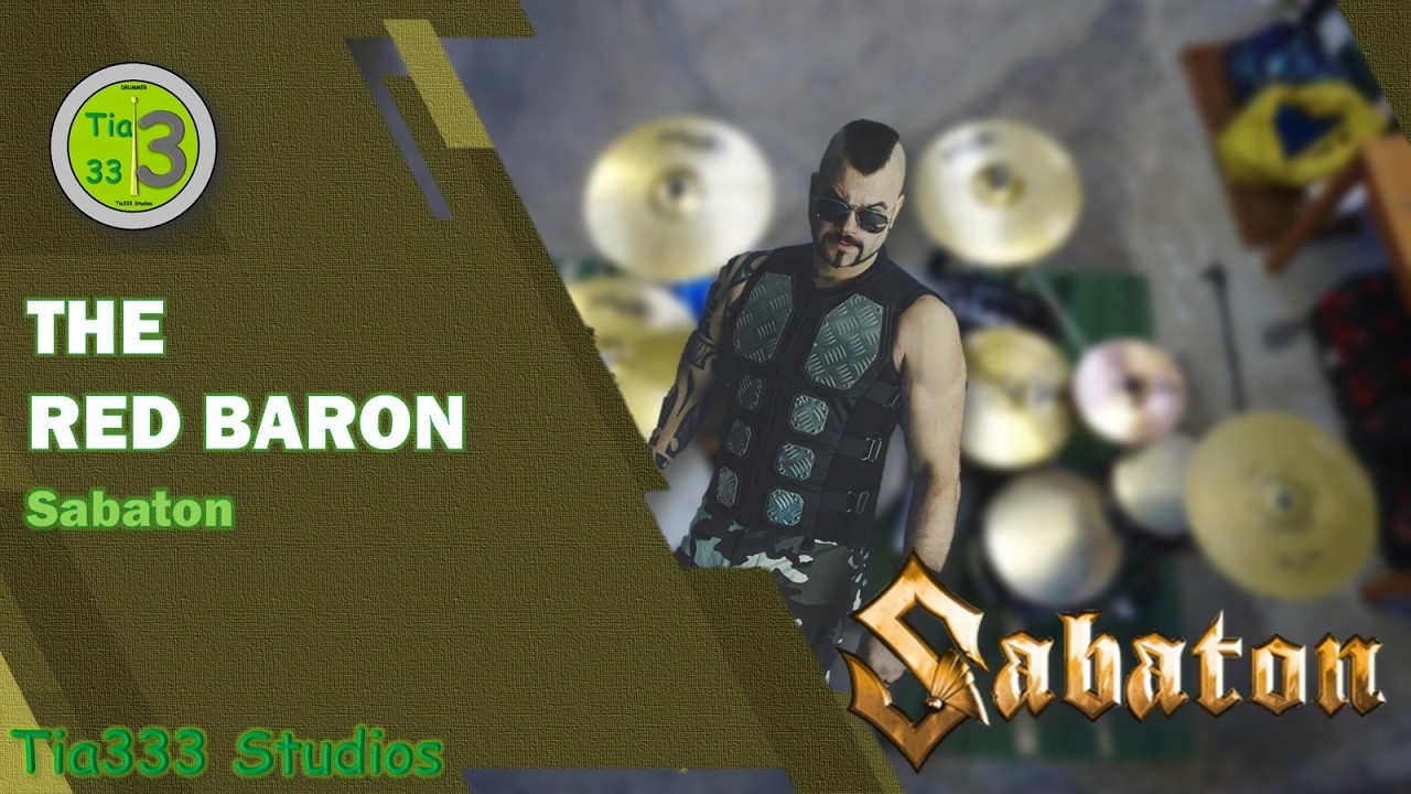 Tia333 Studios - The Red Baron | Drum Cover