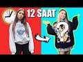 12 SAATTE İNANILMAZ DEĞİŞİM! 😱 | alışveriş, saç, kaş, tırnak, makyaj