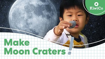 Create Flour Moon Craters | Exploration Station | KiwiCo