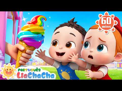 LiaChaCha in English ☀️ The Line Song | Kids Music & Songs for Children