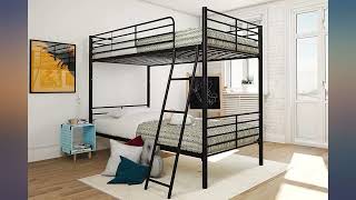 Mainstay Twin Over Twin Convertible Bunk Bed (Black) review