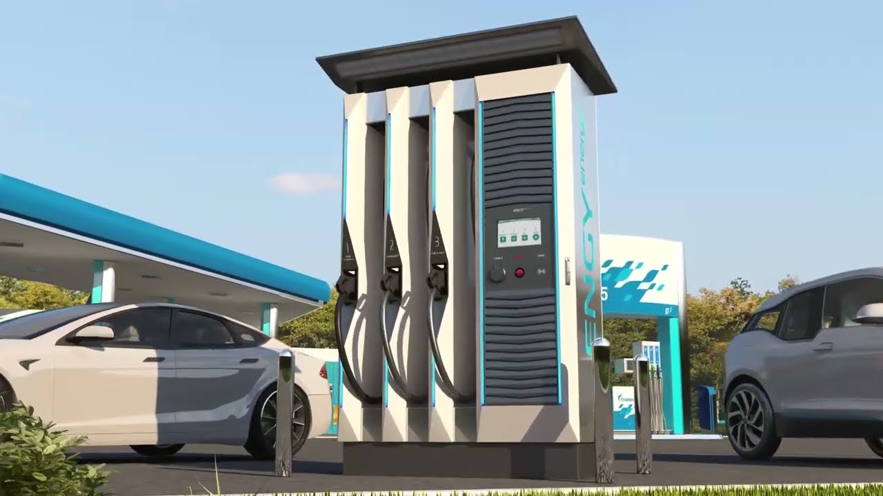 Engy Станция быстрой зарядки электромобилей + О компании