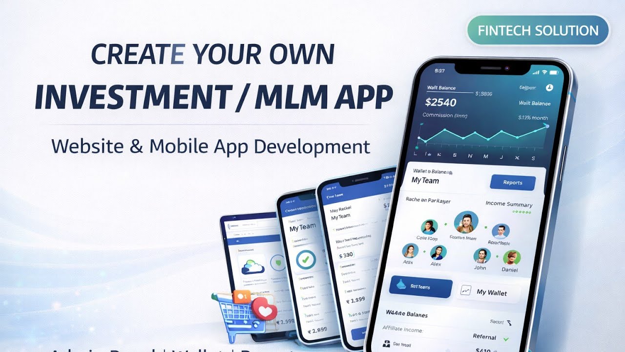Create your own investment/ mlm website powerbank app tamil online how to create investment trading 