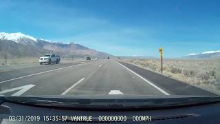 14 N North to Bishop, CA California March 2019 Dash Footage