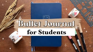 Student Bullet Journal Setup | 5 minimal bullet journal spreads for students
