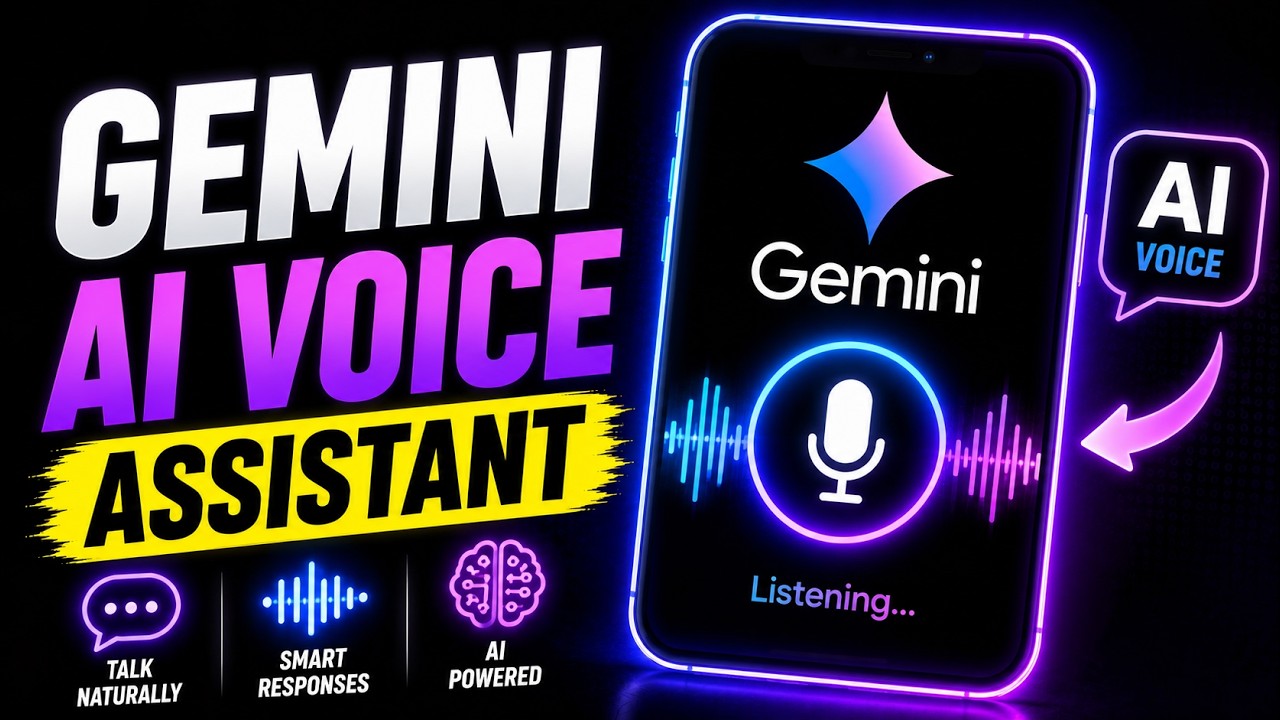 How to Use Gemini AI Voice Assistant (Full Tutorial Guide 2026) - YouTube