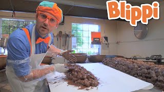 Blippi Visits The Chocolate Factory | Learn About Chocolates & Candies | Educational Videos For Kids