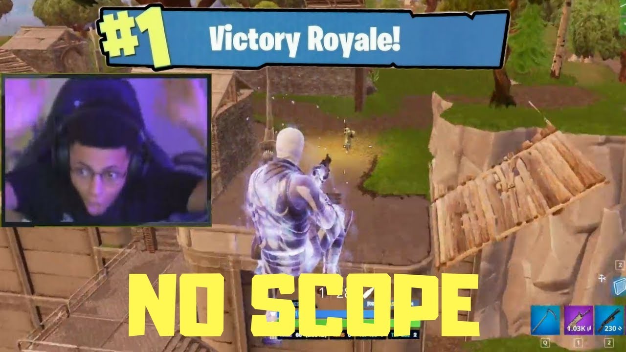 MYTH NO SCOPES LAST GUY FROM THE AIR USING BOUNCER PAD - FORTNITE HIGHLIGHTS & FUNNY MOMENTS!