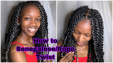 HOW TO: DIY SENEGALESE TWIST/ ROPE TWIST (BEGINNER FRIENDLY)
