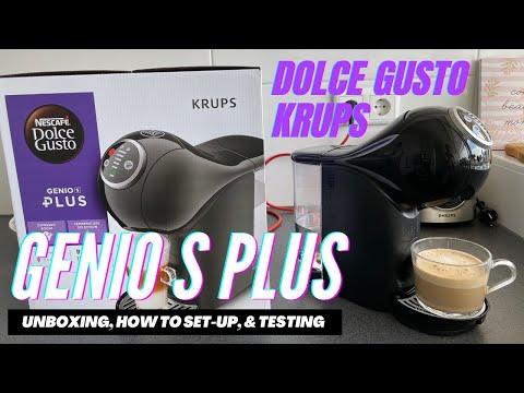 PLUS & Gusto YouTube - S TO SET-UP TESTING #KP3408 DELONGHI | KRUPS UNBOXING, Dolce HOW GENIO