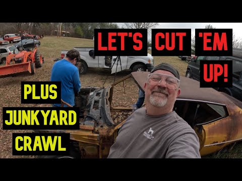 Dissecting old FORDS and crawling JUNKYARDS with @flatbrokegarage !