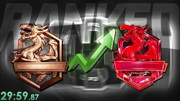 SOLO Queued BRONZE to CRIMSON Rank in Under 24 Hours - BO6 Ranked Play