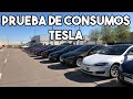 ¿Cuanto gasta un Tesla🤔? Comparamos todos los modelos