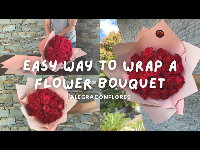 Como envolver flores con papel estraza  Diy bridesmaid gifts, How to wrap  flowers, Diy flowers