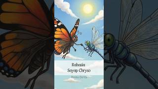 The secret of Chryso's flight, the caterpillar that became a beautiful butterfly 🐛🦋