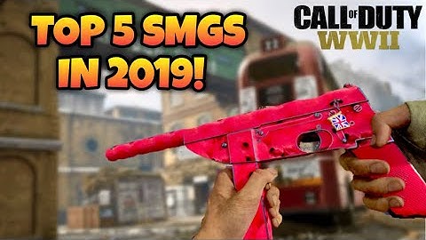 Top 5 SMGS in COD WW2 in 2019 (Call Of Duty WW2)