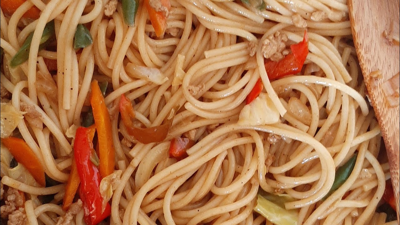 BROWN SPAGHETTI (good for DIABETIC person)ELISA MK VLOG YouTube