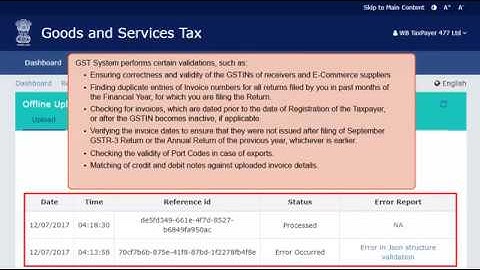 GSTN Official Guide for Uploading Invoices using the Excel Templates