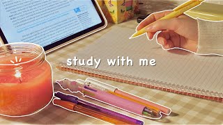 study with me ✏️✩°｡⋆ | 20 min. sessions w/ 5 min. breaks 🍰|