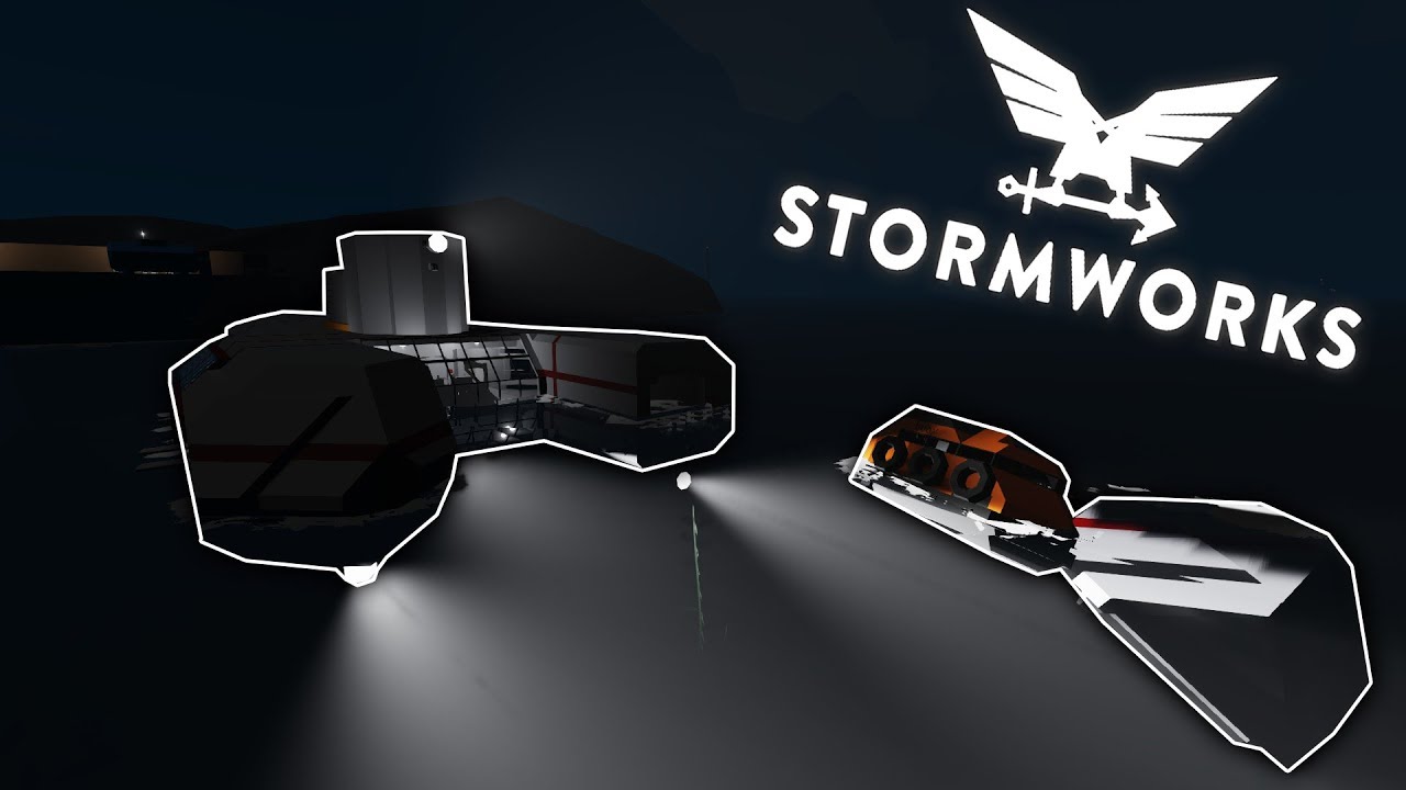 Lights + Air Intakes! Scrubmarine Stormworks Build and Rescue