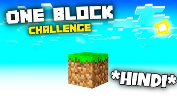 I SURVIVED ON ONEBLOCK SURVIVAL MINECRAFT!!