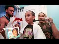 I PERMED MY DAUGHTER'S NATURAL HAIR *PRANK ON BOYFRIEND*  | AND THIS HAPPENED!!!