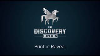 How to Print Documents in Reveal with The Discovery Experts