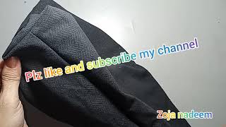 How to sew easy  Grocery fabric bag.کپڑے کا تھیلا سینے کا آسان طریقہ