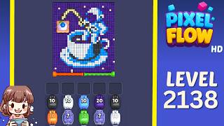 Pixel Flow Level 2138 Solution Walkthrough