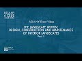 ASLA NY 4CEUs Interior Landscapes Part 1 ASLA NY 4CEUs Interior Landscapes Part 1
