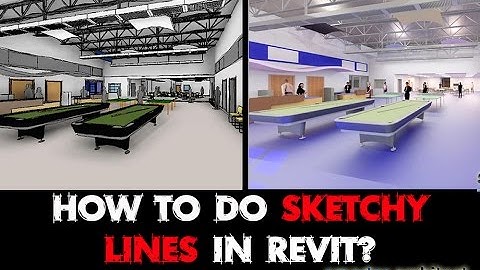 How To Do Revit Sketchy Lines?