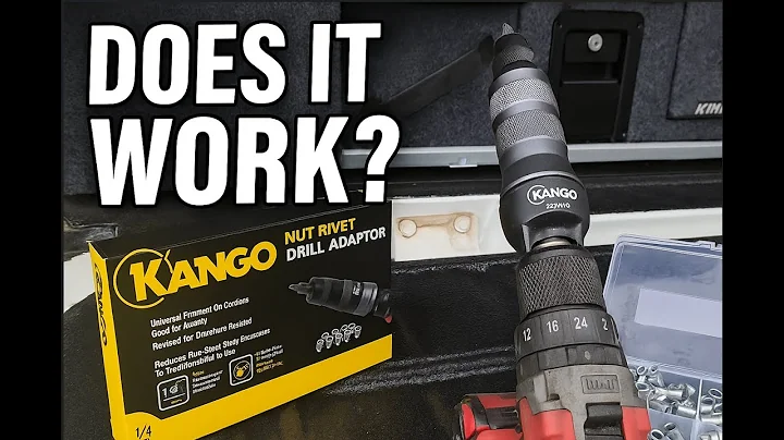 Kango Nut Rivet Drill Adapter Review — Real Test on 4WD & Boat
