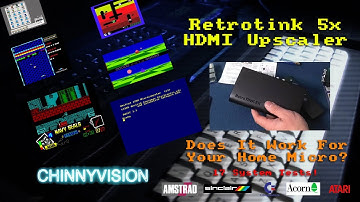 ChinnyVision - Ep 447 - Retrotink 5 x - The RGB to HDMI Upscaler Choice For Your Home Micro?