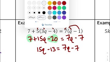 1.1 Solving Linear Equations No Fractions Notes Video