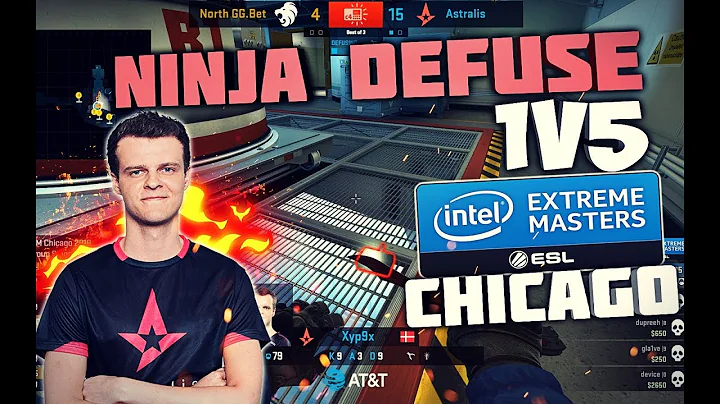 Xyp9x 1v5 Ninja Defuse / IEM CHICAGO 2018 - ЛУЧШЕЕ №1
