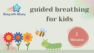 🌼 Garden Critters & Flowers Guided Breathing | Mindfulness for Kids 🌙🐞