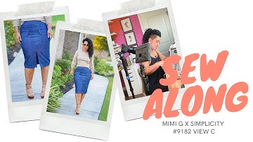 SIMPLICITY PATTERN #9182 VIEW C THE SKIRT! SEW-ALONG